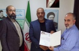 کاپیتان میرمهدی مدیر ورزش و جوانان ستاد حامیان خدمت حجت الاسلام رئیسی شد